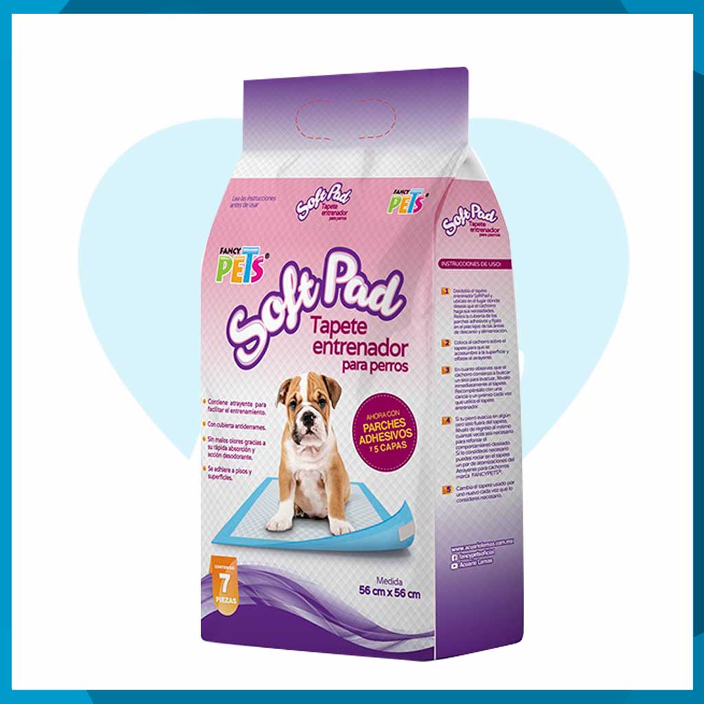Tapete Entrenador Fancy Pets Soft Pad 7pzas