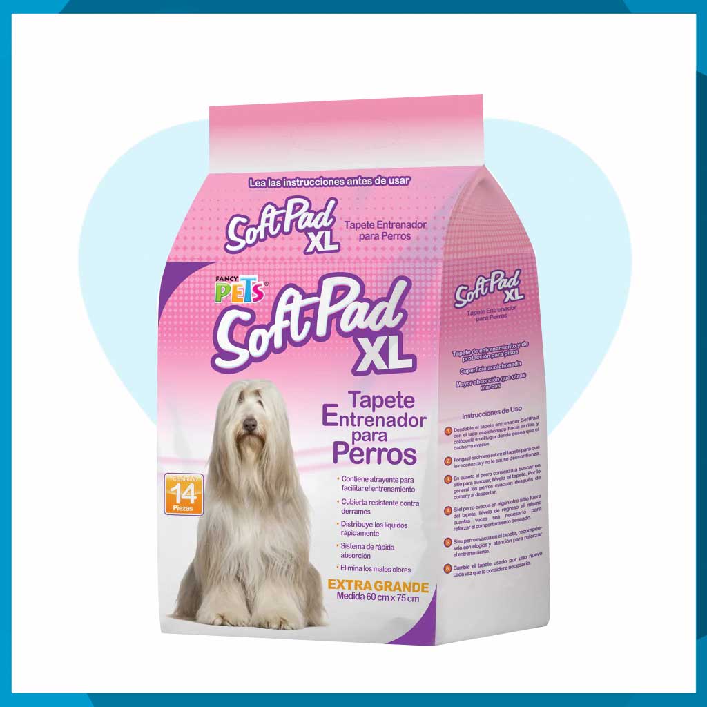 Tapete Entrenador Fancy Pets Soft Pad XL 14pzas