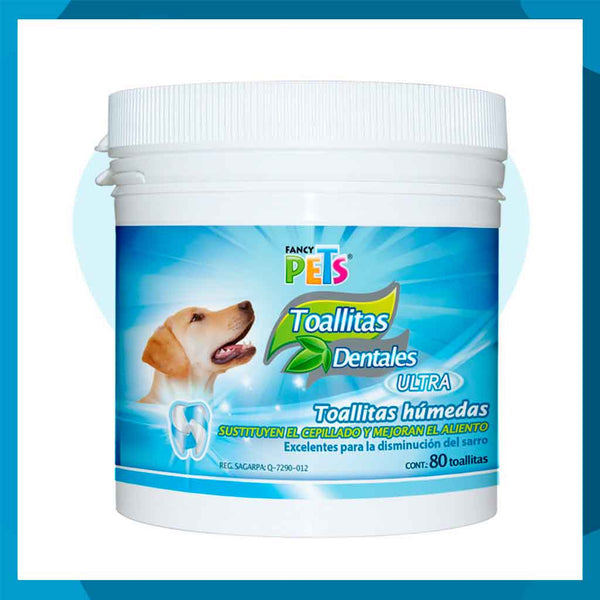Toallitas Fancy Pets Dentales Ultra