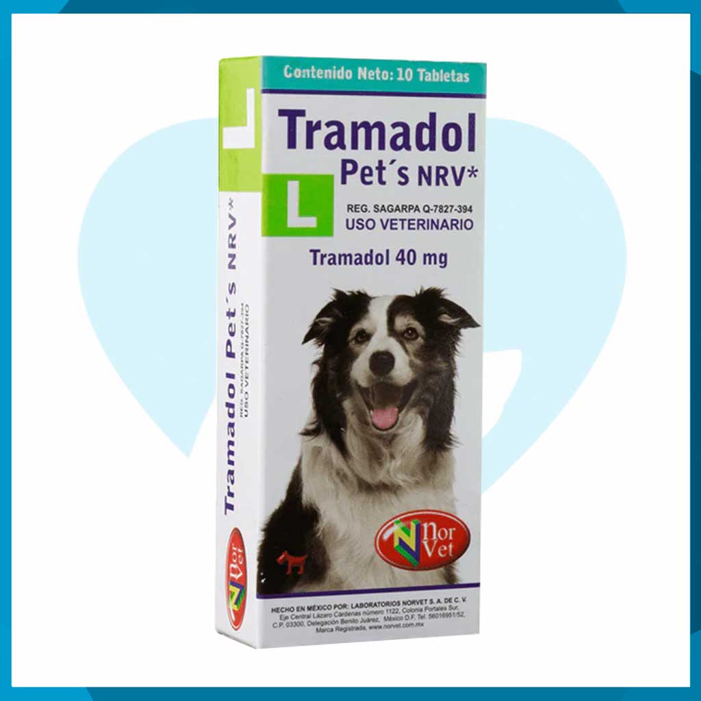 Tramadol Pets L 40mg Caja 10 Tabletas