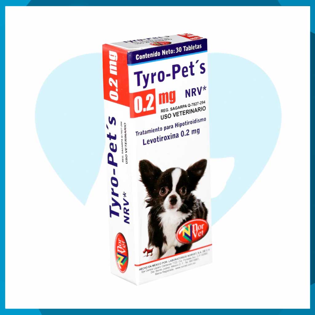 Tyro Pets S 0.2mg Caja 30 Tabletas