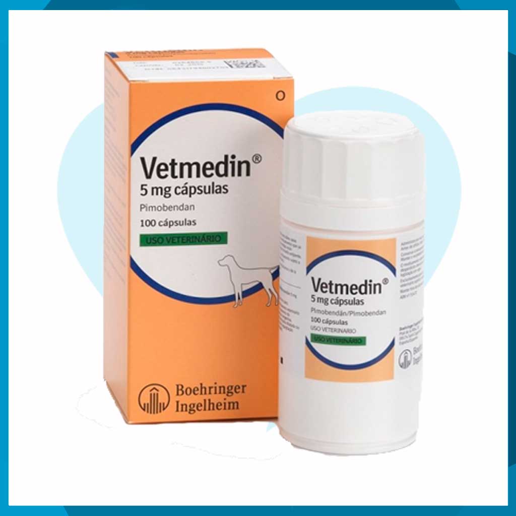 Vetmedin 5mg Frasco 100 Cápsulas (requiere receta medica veterinaria vigente)