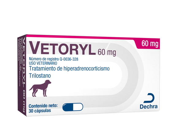 Vetoryl 60mg Caja 30 Cápsulas