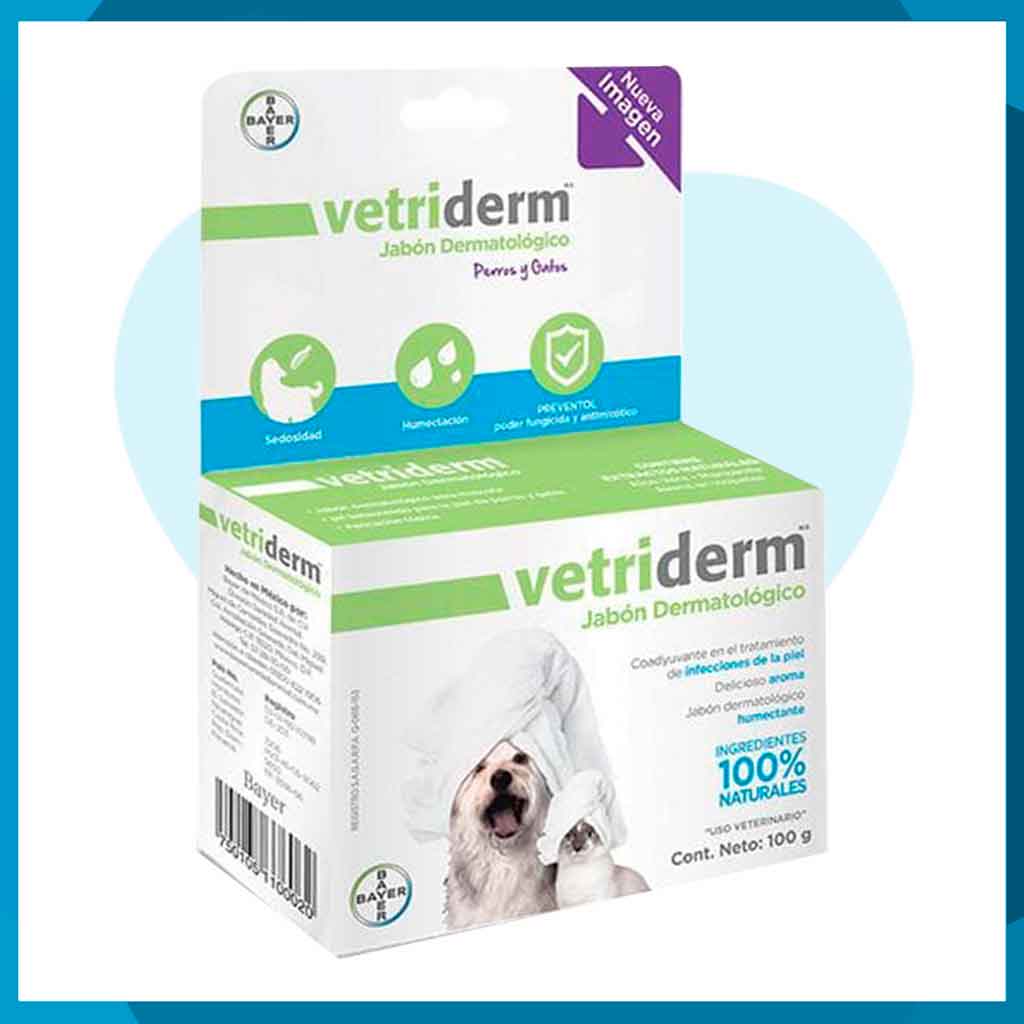 Vetriderm Jabón Dermatológico 100g