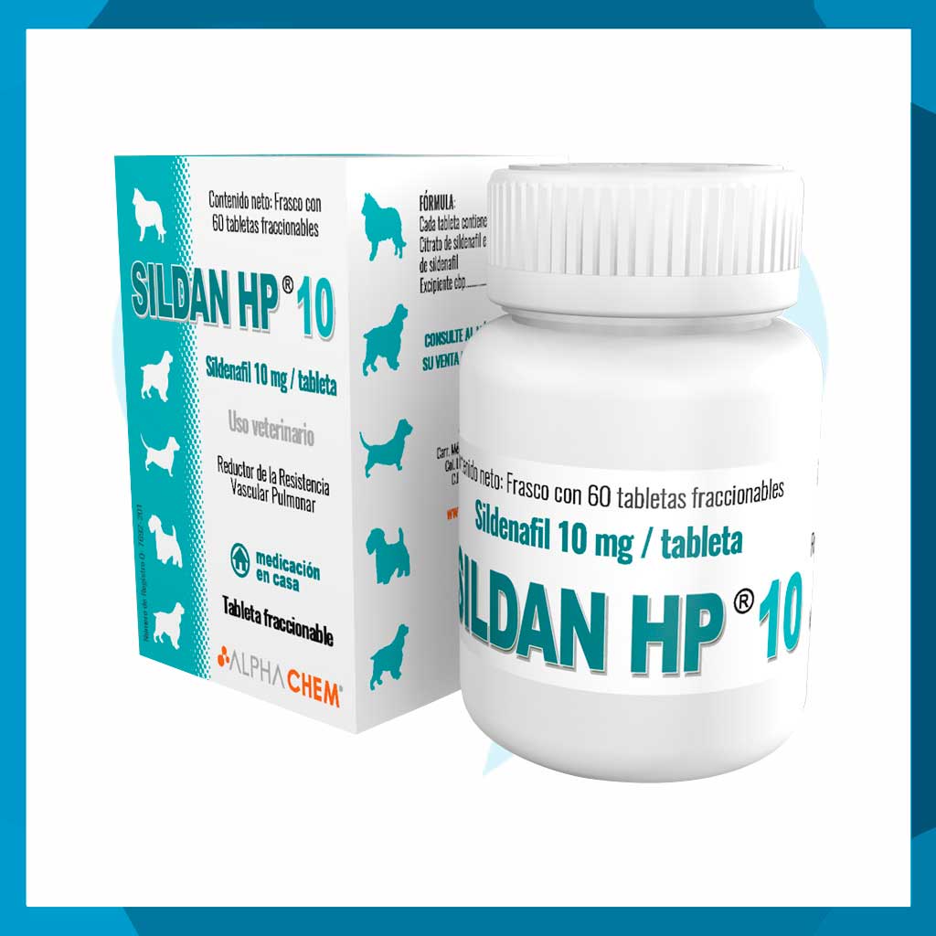 Sildan HP 10 Frasco con 60 Tabletas (requiere receta medica veterinaria vigente)